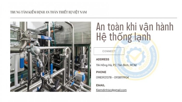 AN TOÀN KHI VẬN HÀNH HỆ THỐNG LẠNH