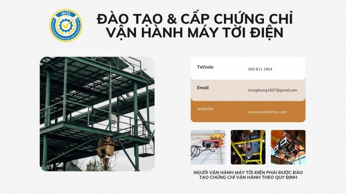 Đào Tạo Và Cấp Chứng Chỉ Vận Hành Máy Tời Điện