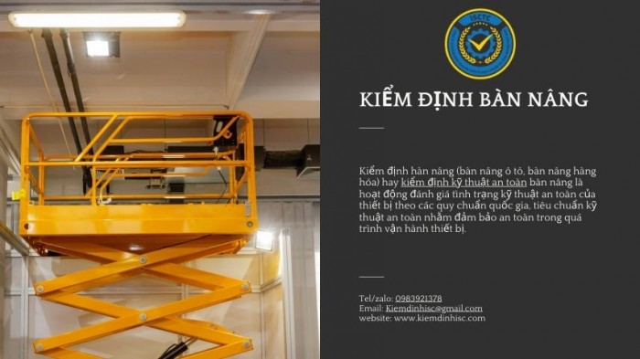 KIỂM ĐỊNH BÀN NÂNG (SÀN NÂNG)