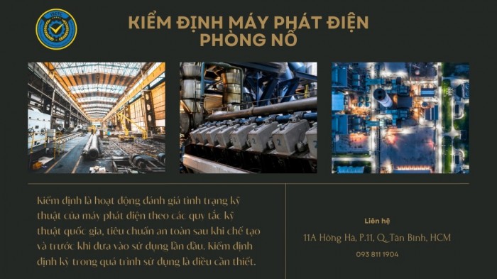 KIỂM ĐỊNH MÁY PHÁT ĐIỆN PHÒNG NỔ